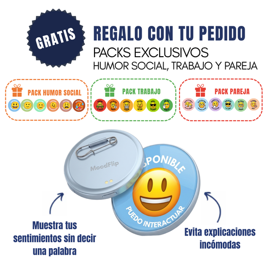 MoodFlip™ | Pin de Batería Social